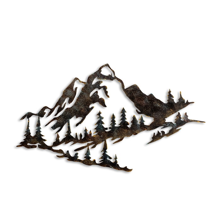 Wallity Mountain - 1 Escultura de Pared Multicolor